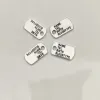 Personalized, fashionable and trendy alloy letter brand pendants, ornaments and accessories, European and American Specification image